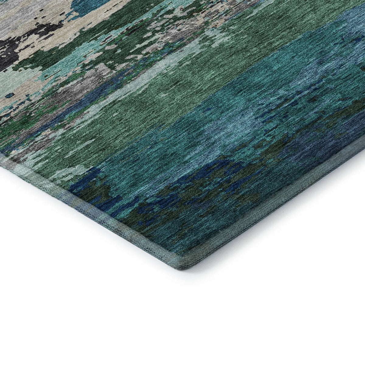 Trevi TV8 Teal Rug - Rug & Home