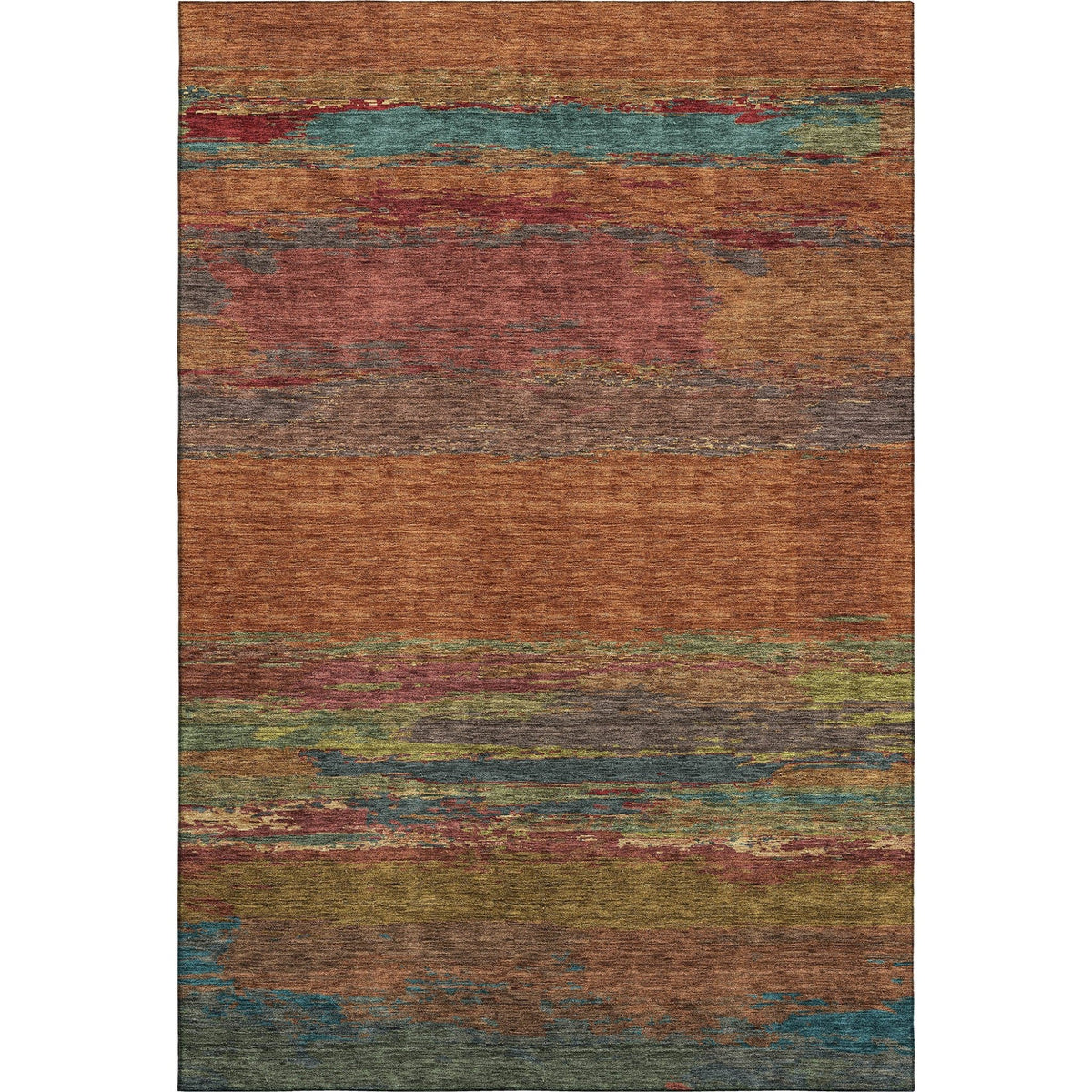 Trevi TV8 Terracotta Rug - Rug & Home