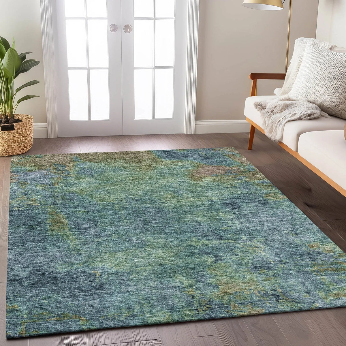 Trevi TV9 Blue Rug - Rug & Home