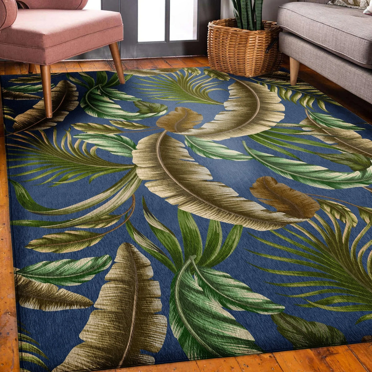 Tropics TC1 Indigo Rug - Rug & Home