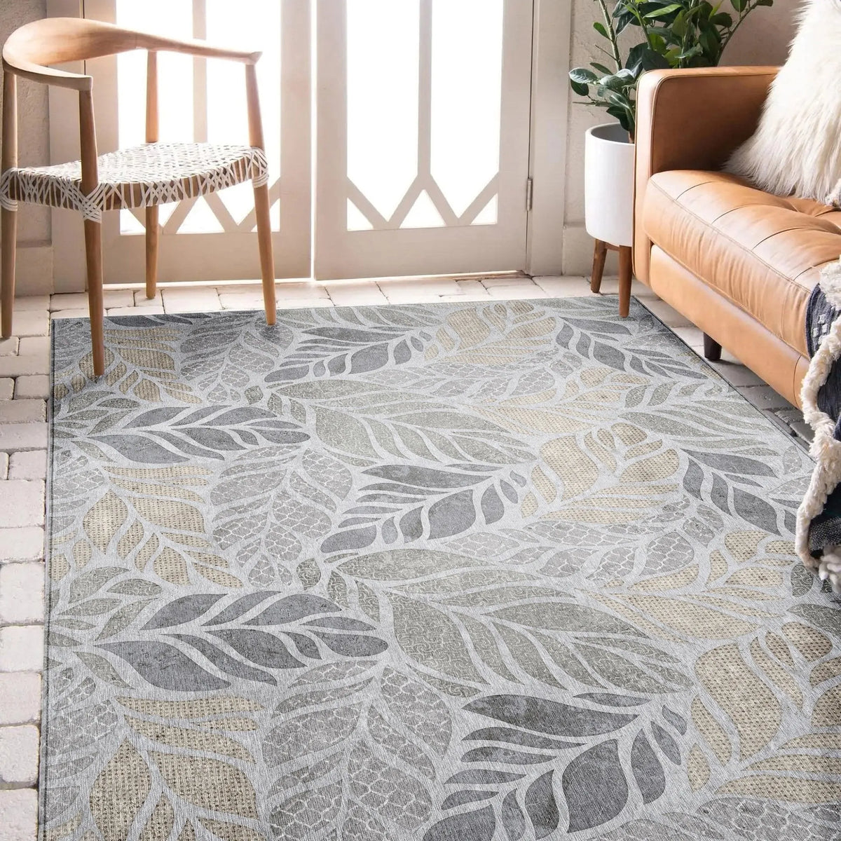 Tropics TC3 Grey Rug - Rug & Home