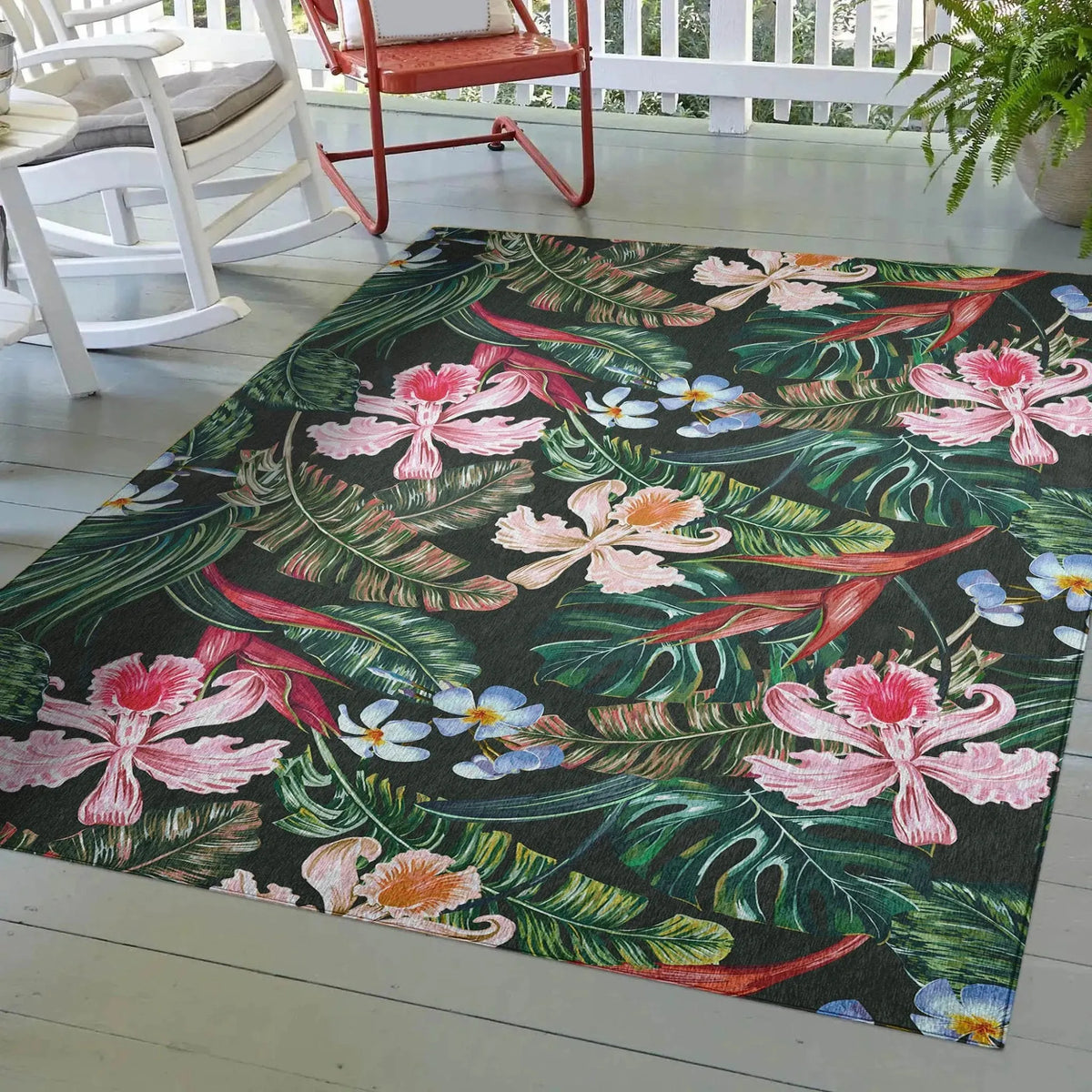 Tropics TC6 Black Rug