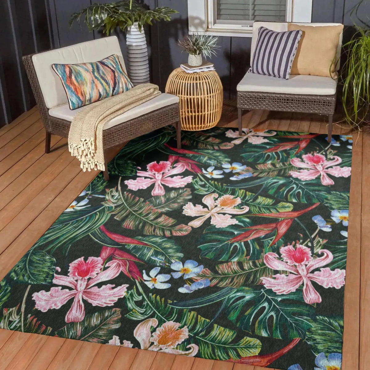 Tropics TC6 Black Rug