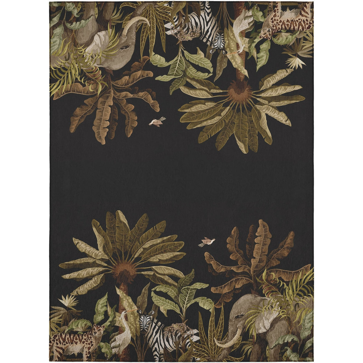 Tropics TC8 Black Rug - Rug & Home