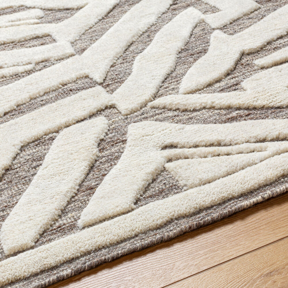 Tunus TUN-2314 Charcoal / Ivory Rug