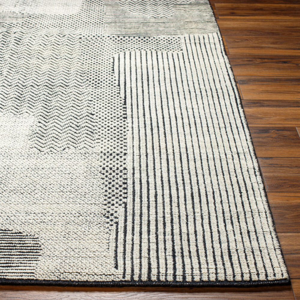 Tunus TUN-2317 Black / Light Gray Rug