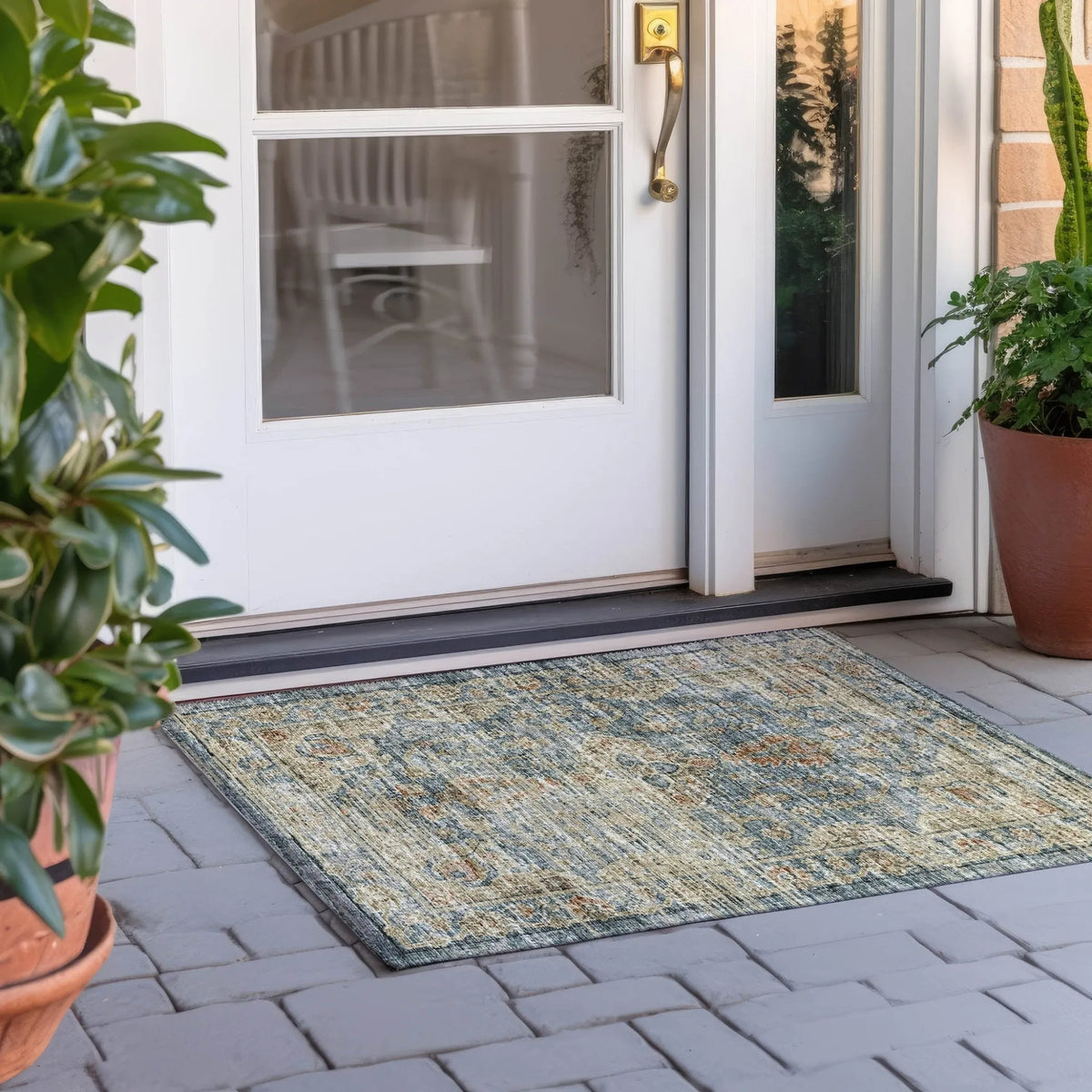 Tuscany TU13 Teal Rug - Rug & Home