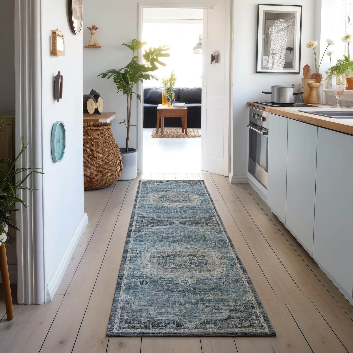 Tuscany TU4 Blue Rug - Rug & Home