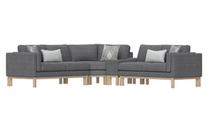 Maeve Console Sectional Thundercloud