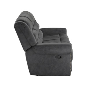 Baldwin Reclining Sofa Slate Gray