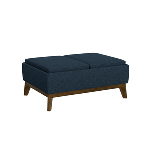 Aria Reversible Tray Ottoman Navy Storm