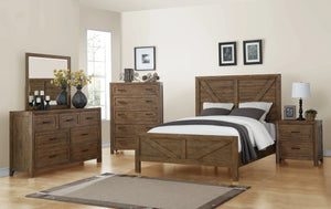 Pine Valley Bed Caramel Brown