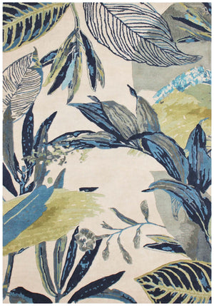Sparta 3185 Ivory Blue Rug