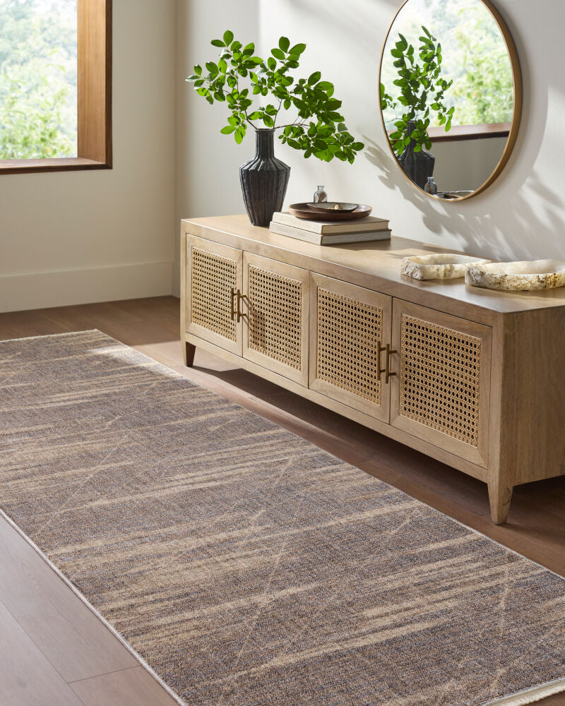 Usonia USO-2300 Brown / Dark Blue Rug