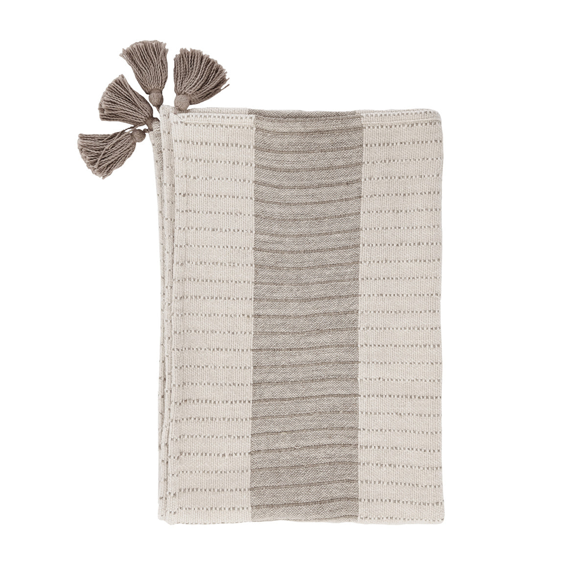 TC Kalen Natural/Ivory Throw Blanket