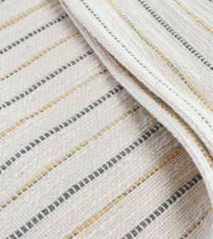 TC Crew Ivory Multi Throw Blanket