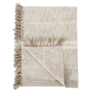 TC Ria Natural/Ivory Throw Blanket