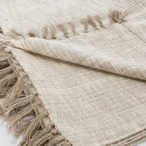 TC Ria Natural/Ivory Throw Blanket