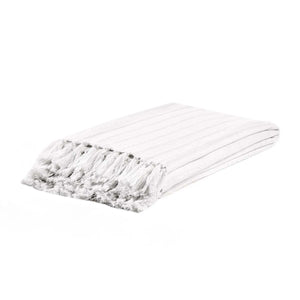 TC Hunter White Throw Blanket