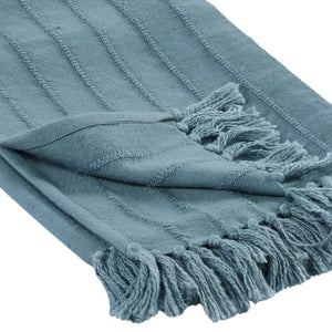 TC Hunter Sea Blue Throw Blanket