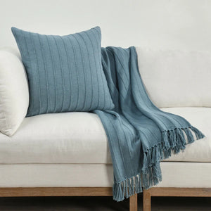 TC Hunter Sea Blue Throw Blanket