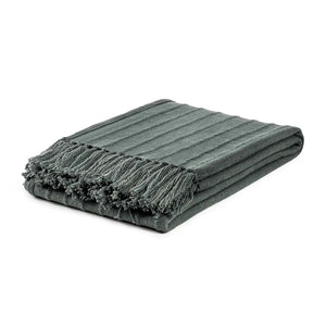 TC Hunter Forest Green Throw Blanket