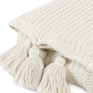 TC Veda Ivory Throw Blanket