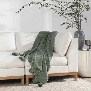 TC Veda Sage Throw Blanket