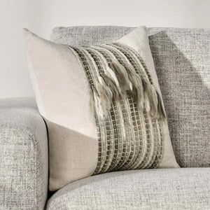 MP Ambrose Ivory/Taupe Pillow