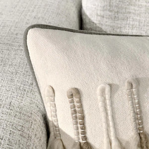 MP Ambrose Ivory/Taupe Pillow