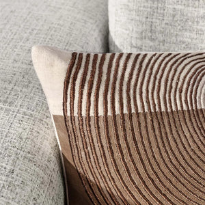 MP Granville Sandstorm Taupe/Gold Pillow