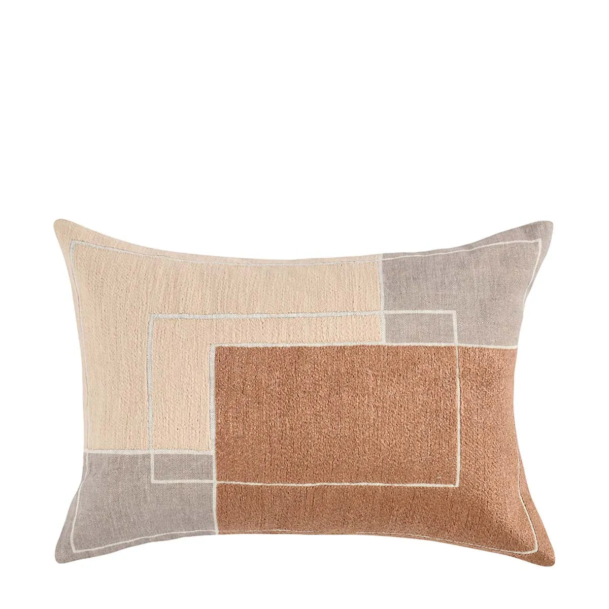 MP Reid Taupe/Penny Brown Pillow