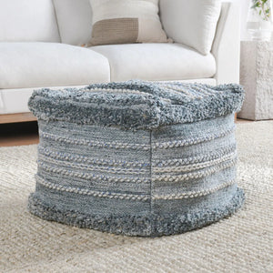 Performance Elko Blue Multi Pouf