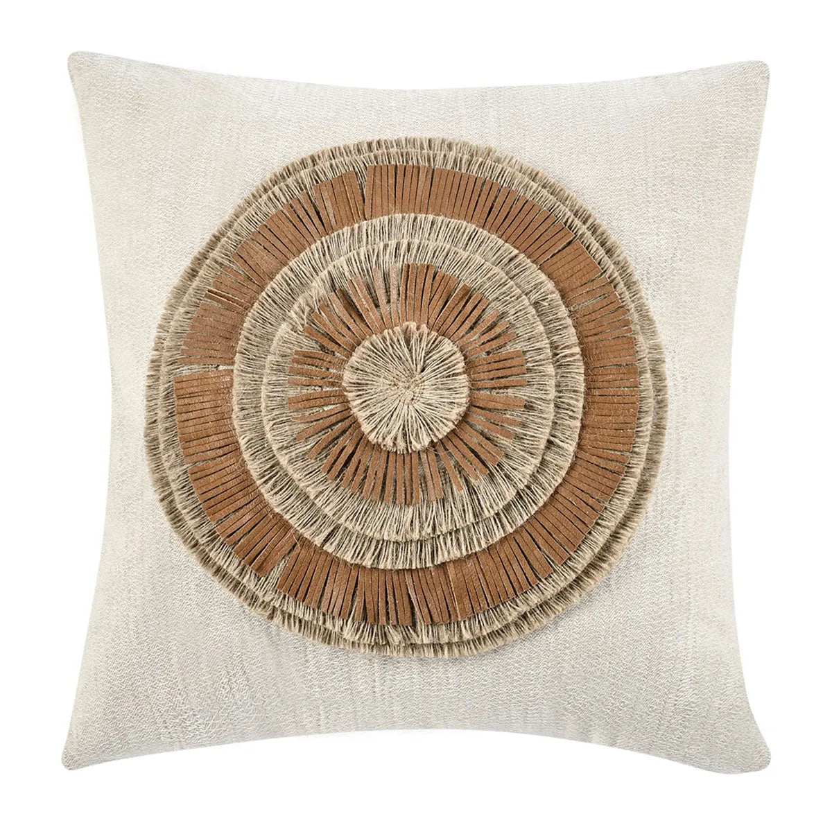 TL Pueblo Leather Chestnut/Natural Pillow