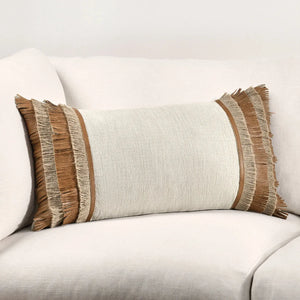 TL Pottery Leather Chestnut/Natural Pillow