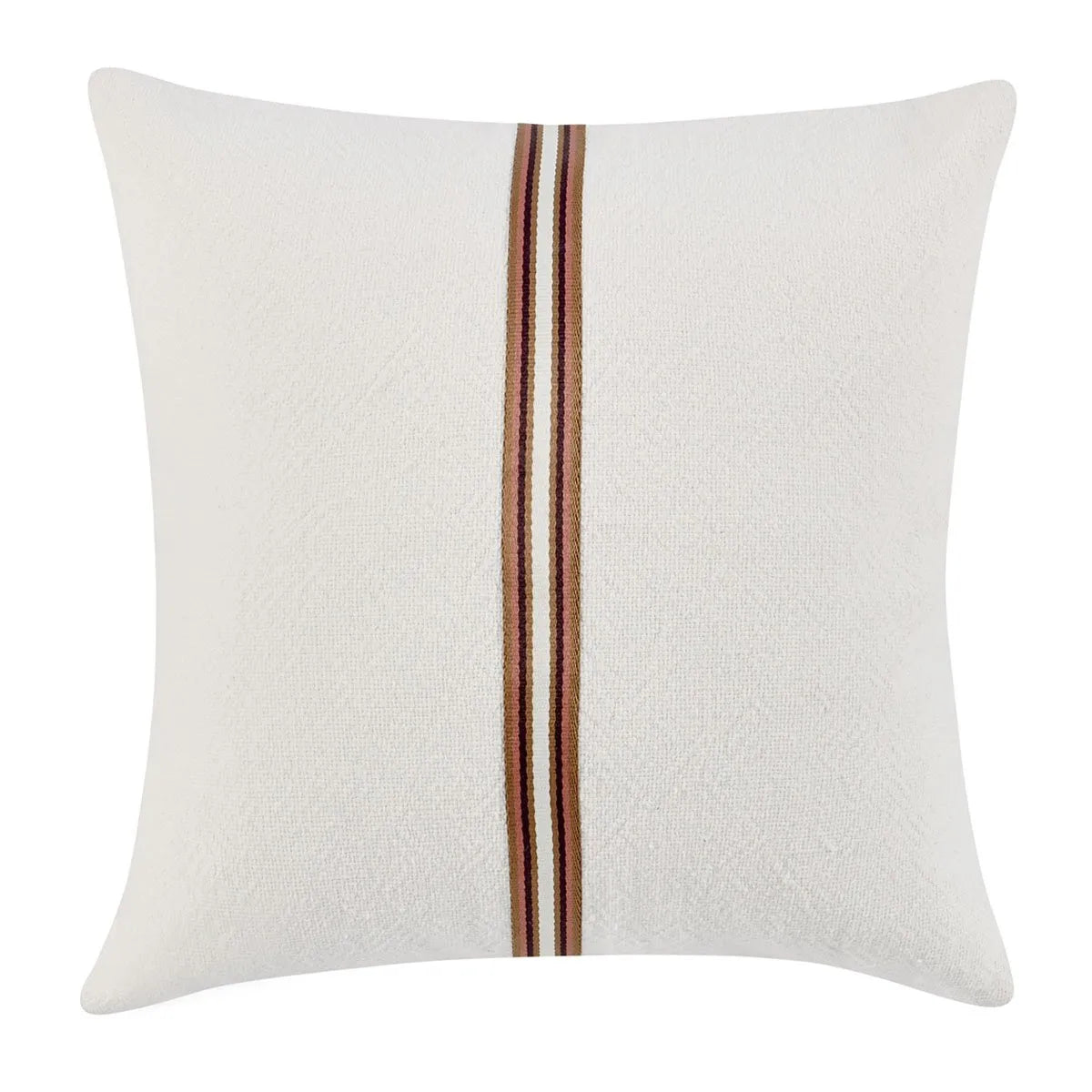 TL Ralph Ivory/Sangria Red Pillow