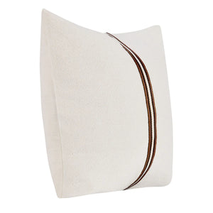 TL Ralph Ivory/Sangria Red Pillow