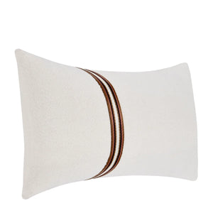 TL Ralph Ivory/Sangria Red Pillow