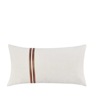 TL Ralph Ivory/Sangria Red Pillow