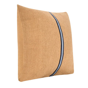 TL Edwin Chestnut Brown/ Denim Blue Pillow