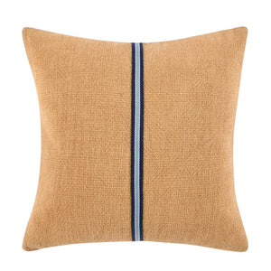 TL Edwin Chestnut Brown/ Denim Blue Pillow