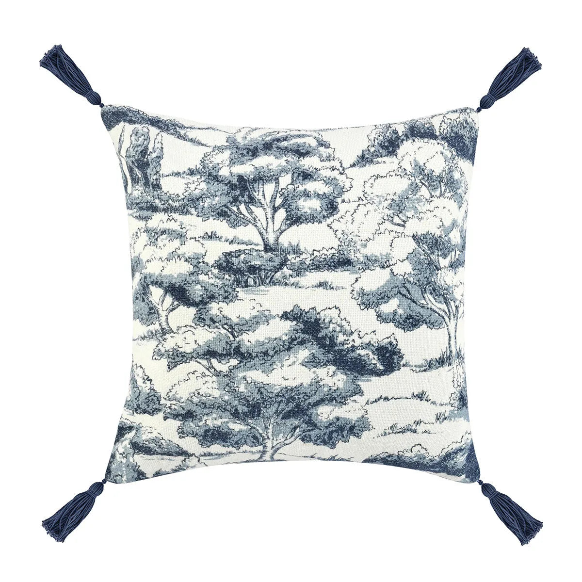 TL Stonework Denim Blue Pillow