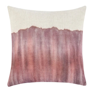 TL Cora Natural/Sangria Red Pillow