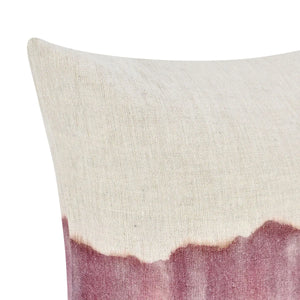 TL Cora Natural/Sangria Red Pillow