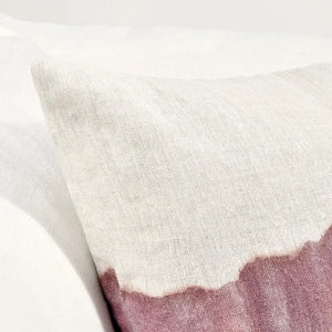 TL Cora Natural/Sangria Red Pillow