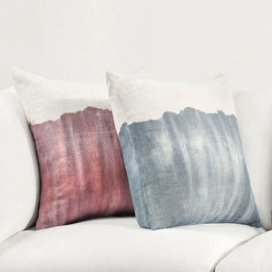 TL Cora Natural/Sangria Red Pillow