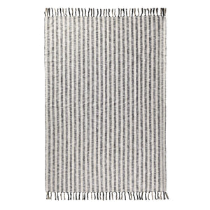 TC Linna Natural/Black Throw Blanket