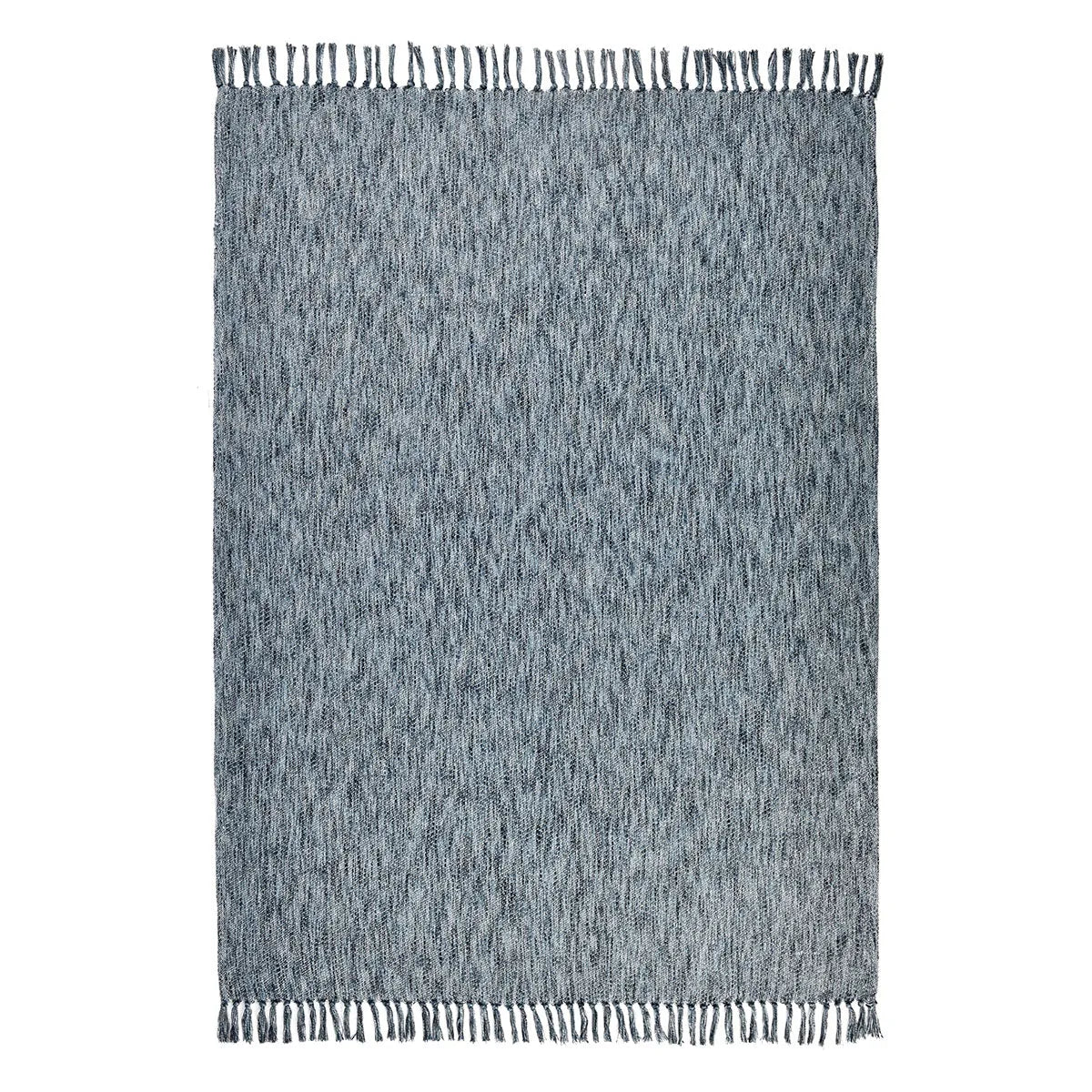 TC Sharma Denim Blue Throw Blanket