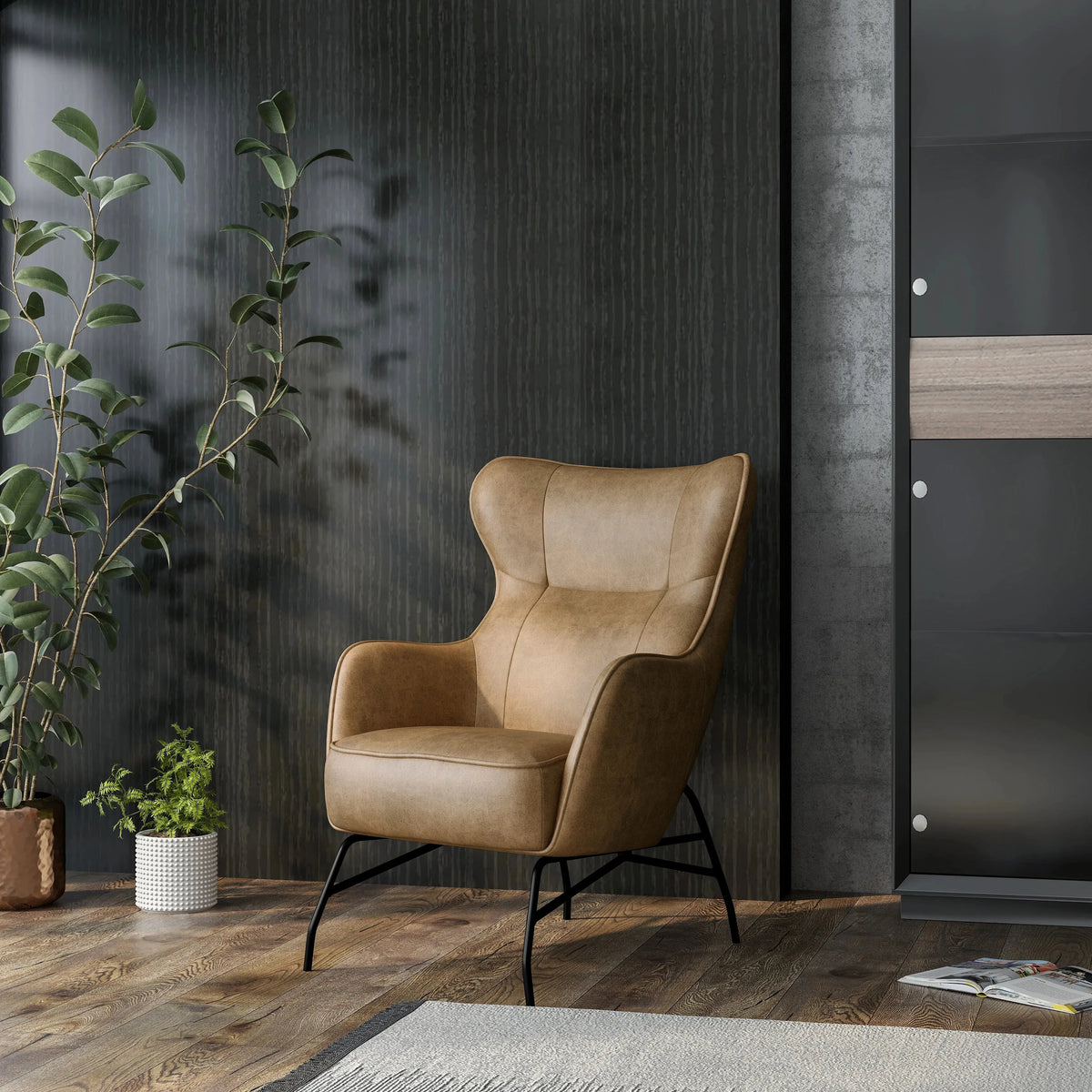 Franky Accent Chair Badlands Saddle