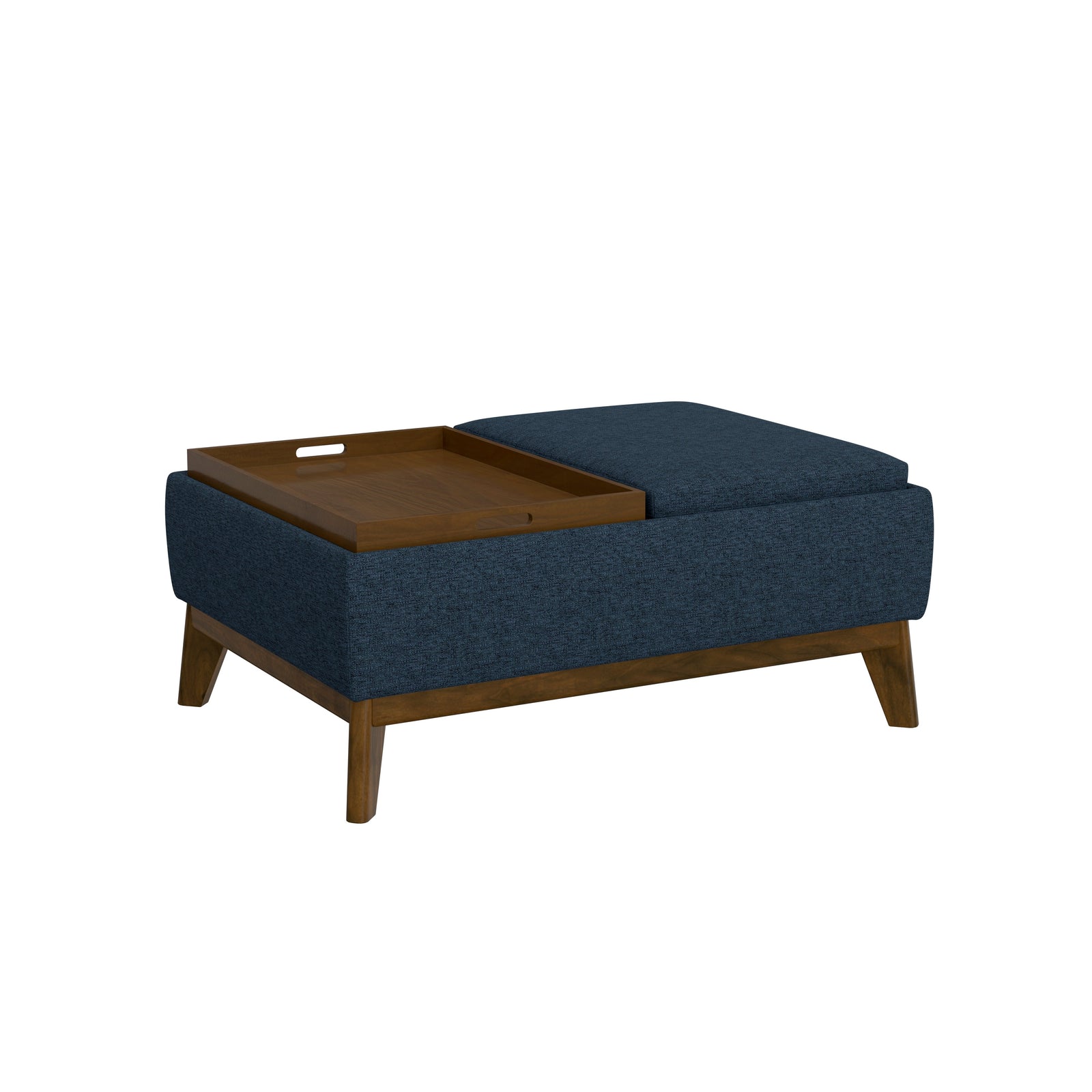 Aria Reversible Tray Ottoman Navy Storm